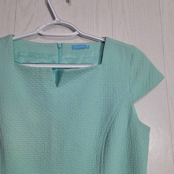 J. McLaughlin Green Textured Dress - Picture 4 of 8